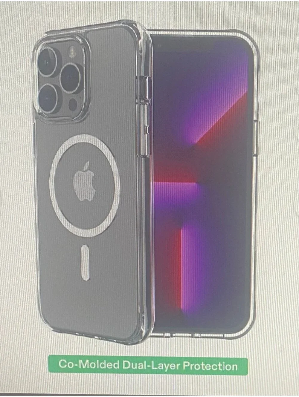 Onn Case for iPhone 13 Pro Max/12 Pro Max Clear
